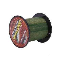 Linea di pesca invisibile 500m linea di pesca con rivestimento in Fluorocarbon Speckle 0.10mm-0.50mm 3.8LB-21LB linea maculata Super forte