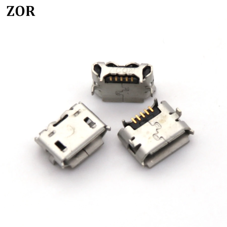 10pcs/lot NEW Micro USB jack Connector Socket For Asus Transformer FE170CG K012 FONEPAD7 FE170 / For HTC HD2 T8585 G10