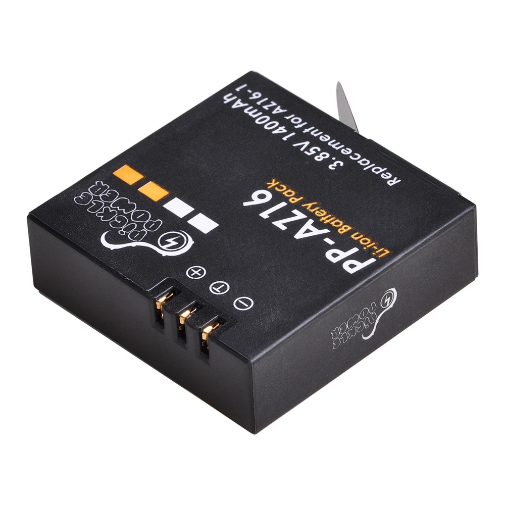 Pickle Power AZ16-1, AZ16-2 Battery for Xiaomi YI, YI 4k, YI 4k+, Lite 360 VR Action Camera