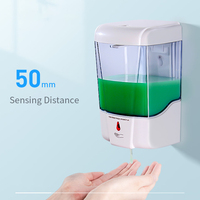 Soap Dispenser Automatic 400ML Electric Soap Dispenser Sensor Infrared Foaming Hand Washer Soap Dispensers For Bathroom 3588