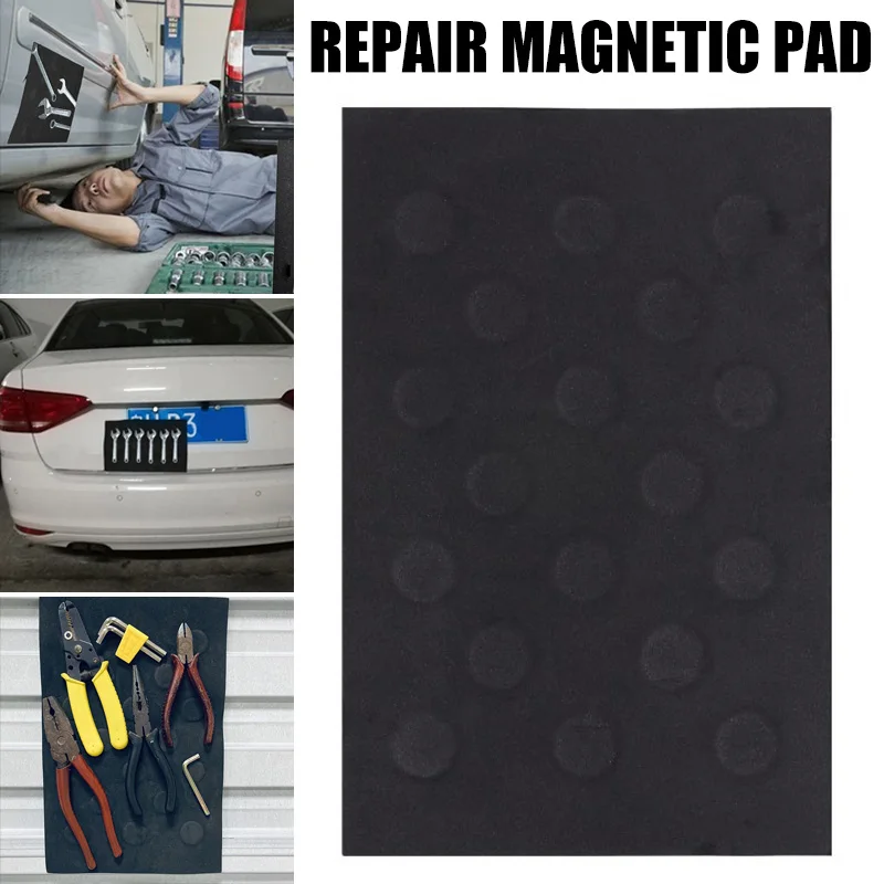 

Portable Strong Magnetic Pad with 18 Magnetic Beads Tray Pad Auto Repair Tool F-Best