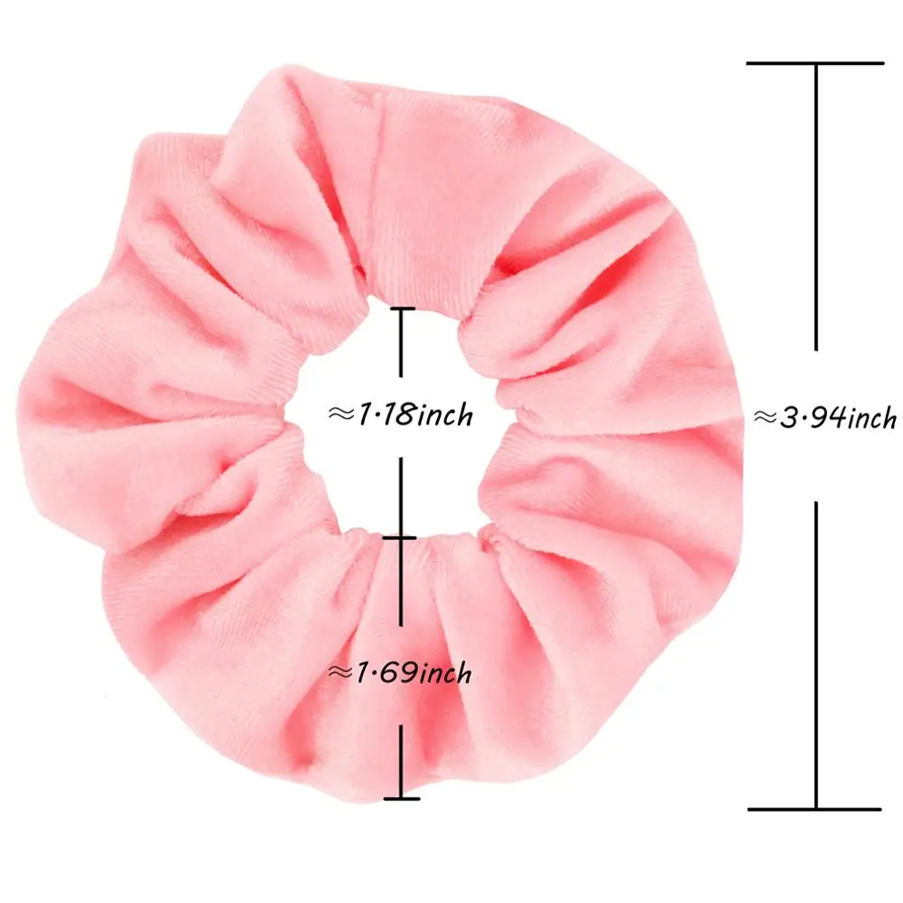 30Colors Korea Velvet Hair Scrunchie Elastic Hair Bands Solid Color Women Girls Headwear Ponytail Holder Hair Accessories