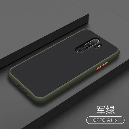 For OPPO A9 2020 Case Hard PC Transparent Matte Slim Protective Back Cover case for OPPO A5 2020 full cover phone shell