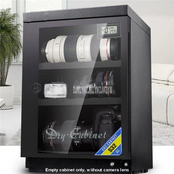Caja de gabinete seco electrónico completamente automático de 32L, lente de cámara SLR, deshumidificación de secado, gabinete a prueba de humedad, pantalla táctil LED