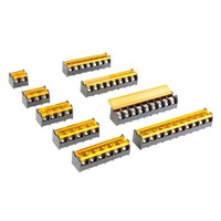 50pcs HB9500 HB-9500 Lid Barrier Terminal 9.5MM Pitch 300V 30A High Current Connectors Barrier Blocks 2/3/4/5/6/7/8/9/10Pin