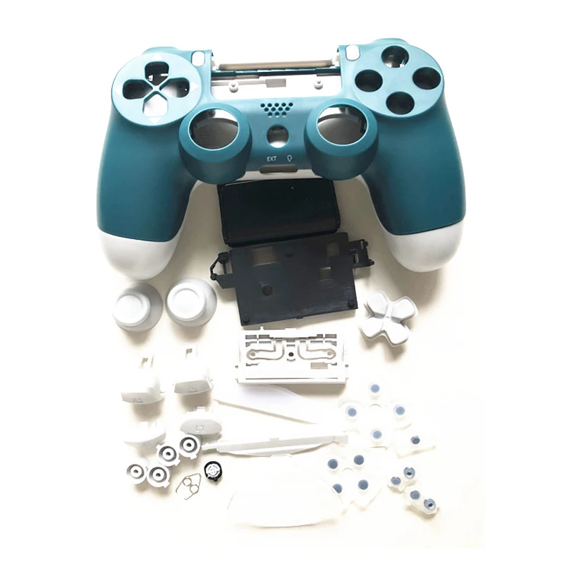 Game Controller Full Housing Case Shell Buttons Replacement Set For PS4 Pro JDS 055 JDM-050 JDM-055 Mod Kit DIY Repair Cover