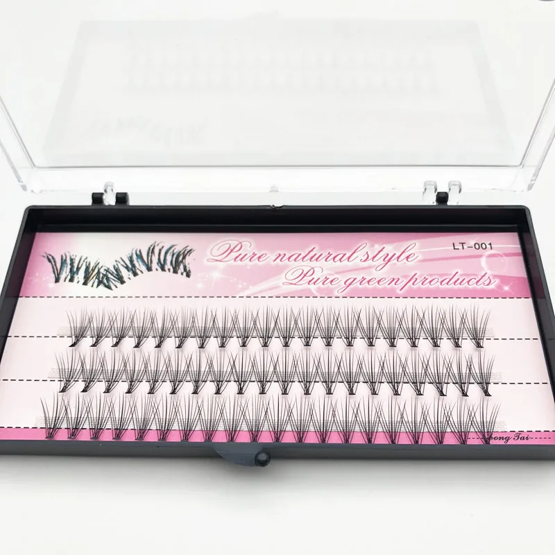 1 box of 60 bunches of grafted eyelashes 10D eyelash extension pure handmade eyelash extension tool wholesale eyelashes