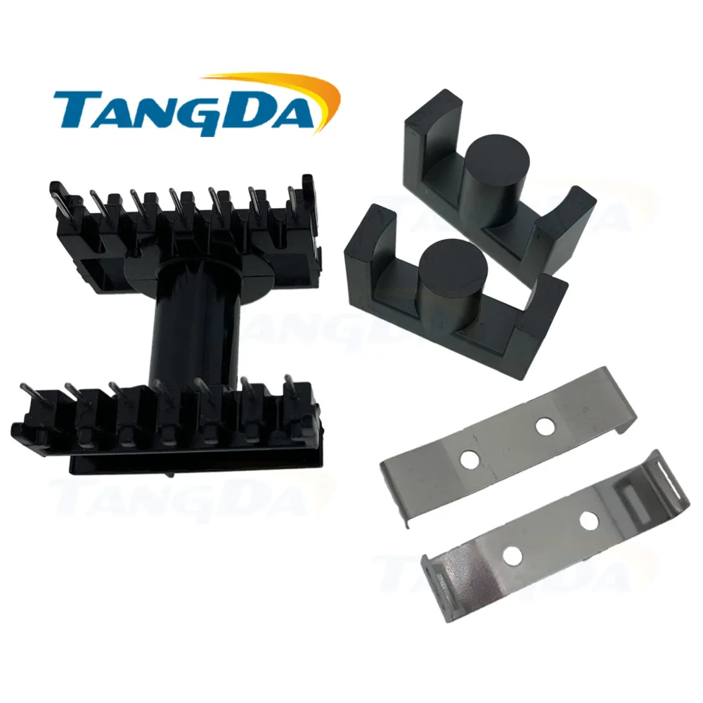 

Tangda ETD29 transformer bobbin transformer frame +PC40 ferrite core soft magnetic core +clip ETD 29 14pin 14p 7+7 horizontal A