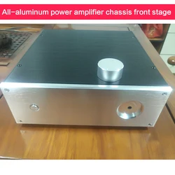 All-aluminum Power Amplifier Chassis Preamp Case Tube Amplifier Shell Audio Amplifier Box Power Supply Enclosure 260*92*262mm