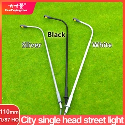 2PCS HO Scale Model Lamp Street Lights Railroad Train Post Street Lights LED 3V  Boulevard/Highway/Parking Area City Layout