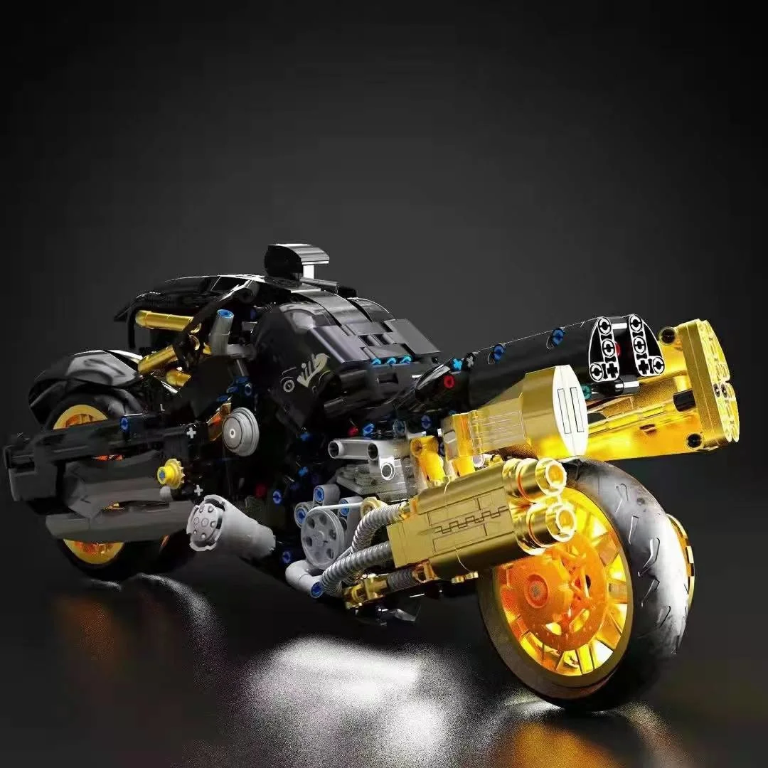 Famous Champion Racing Technical Motorcycle Car Model Building Blocks Speed Expert Motorbike Bricks Toys Children Kids Gifts