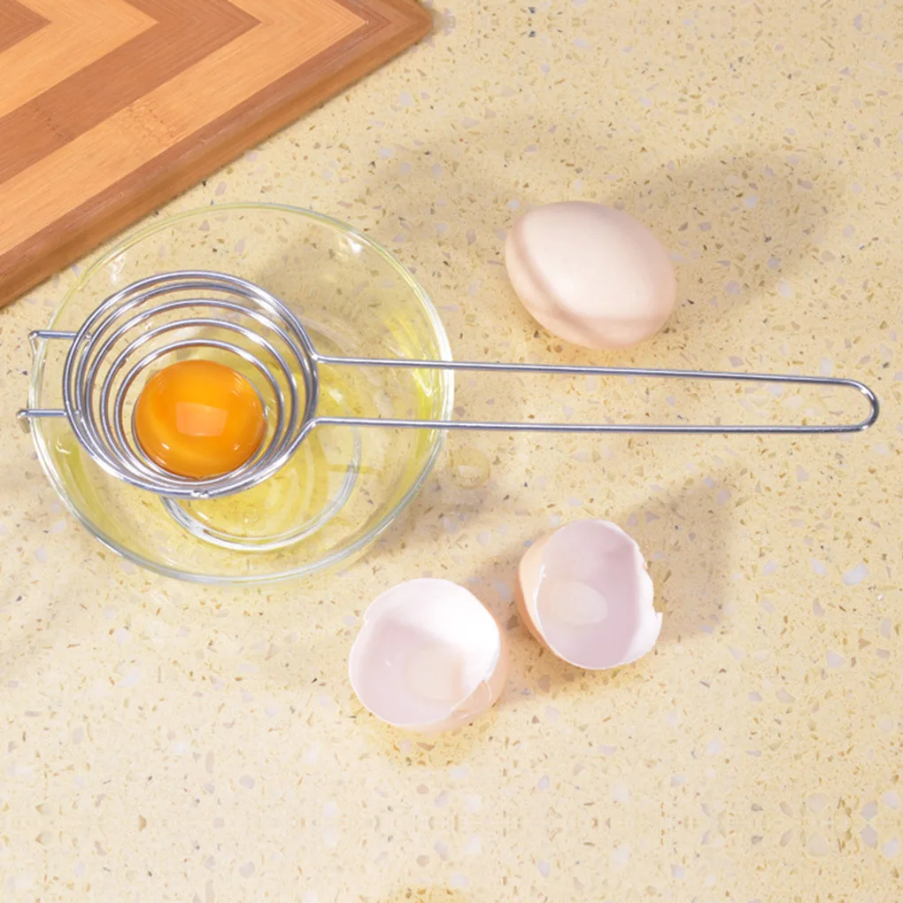 Integrated Spiral Wear-resistant Egg White Separator Egg Yolk Remover Divider Kitchen Tool Baking Cooking Gadgets