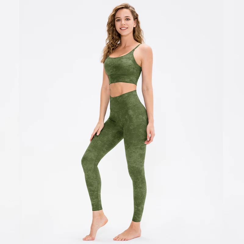 Tie Dye Leggings Sport Running Yoga Print Pants Comfortable High Waist Leggings sport women Fitness Seamless Stretch Gym Pants