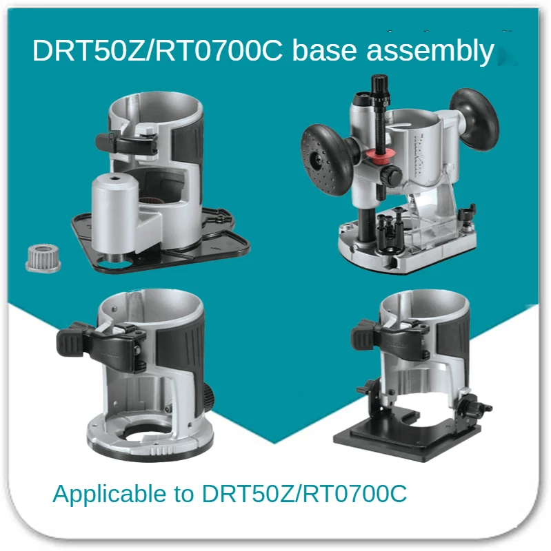 DRT50/RT0700 dasar mesin pangkas kayu, dimiringkan, Offset, Press-in, panduan linier, aksesori penggilingan Bakelite