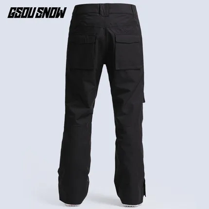 GSOU SNOW Men Ski Pant Snowboard Trouser Winter Pant Windproof Waterproof Outdoor Sport Wear Pocket Style Super Warm Skiing Pant