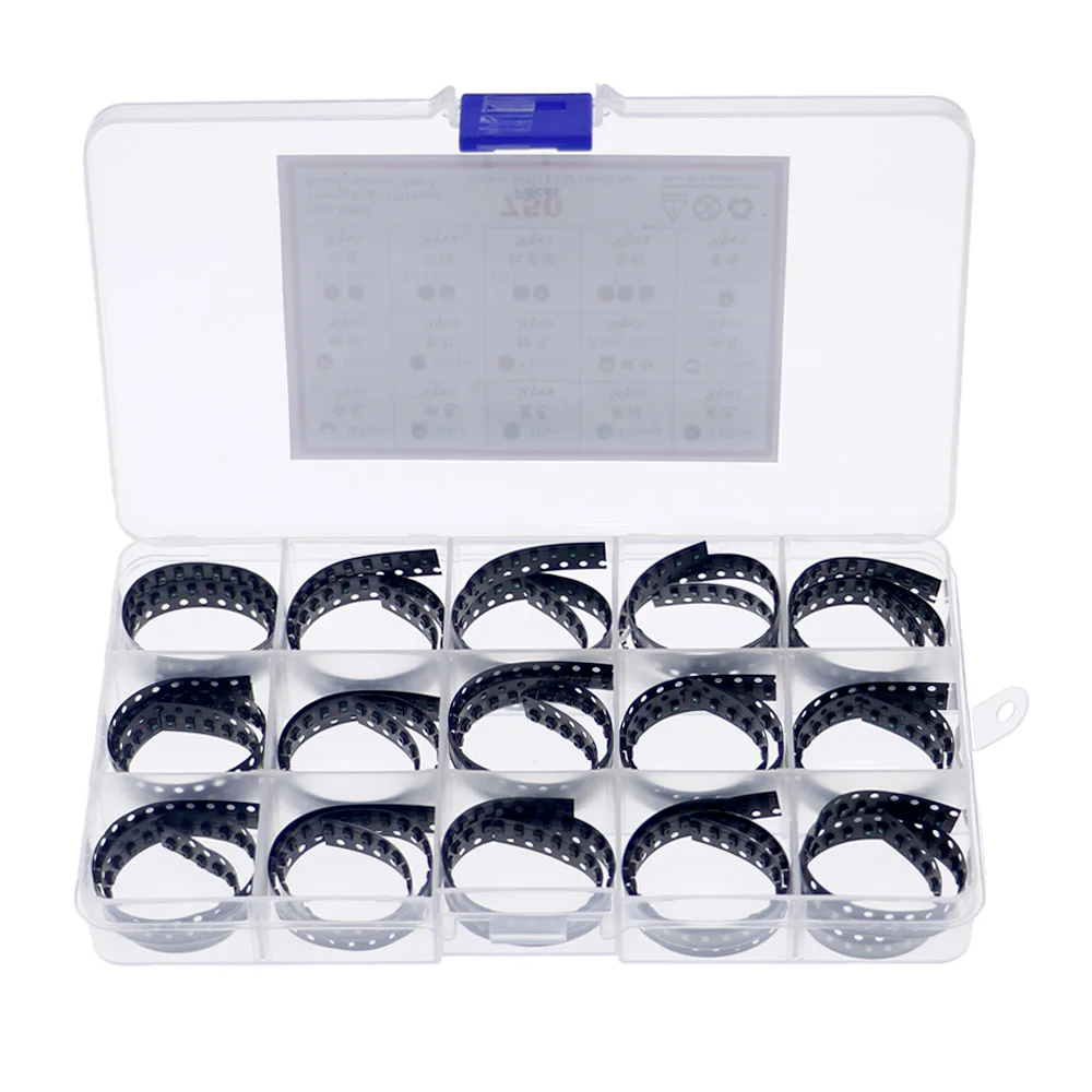 750Pcs 15Value x 50pcs 0805 kit di diodi LED SMD set bianco rosso verde blu giallo caldo arancione rosa viola RGB con scatola