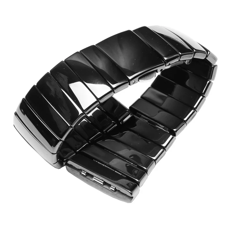 CICIDD Ceramic Watchstrap For Rado SINTRA Series Black Special Interface Ceramic Bracelet Men\'s And Women\'s Watch Accessories