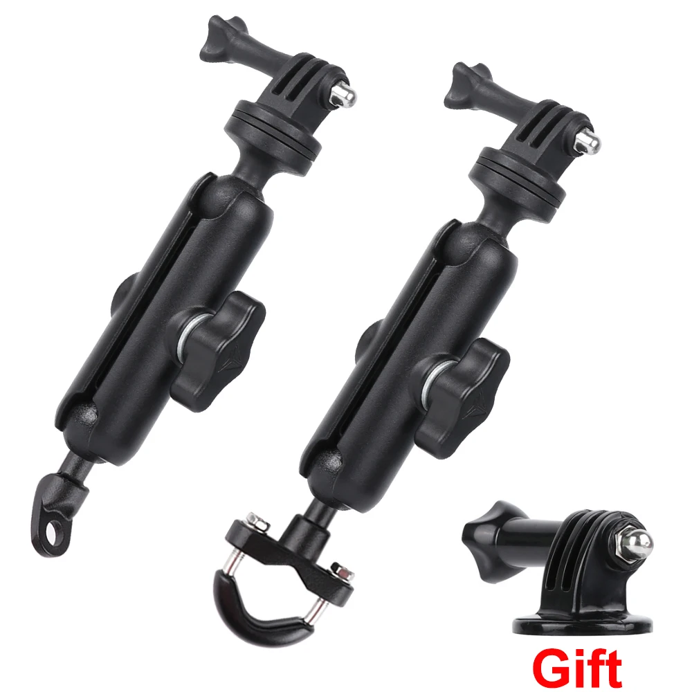 Manubrio moto specchietto retrovisore Mount Rail Gopro11 10 9 7 Xiaomi Yi 4K SJCAM Sony EKEN DJI OSMO Action Sports Holder supporti Ram