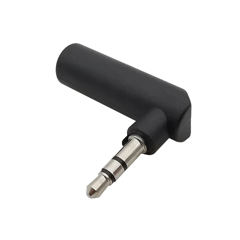 1/3/5Pcs 90 Degree 3.5mm 3 Pole Male Plug to 3.5 Jack Female Right Angled Stereo Headphone Audio Microphone Converter Adapter