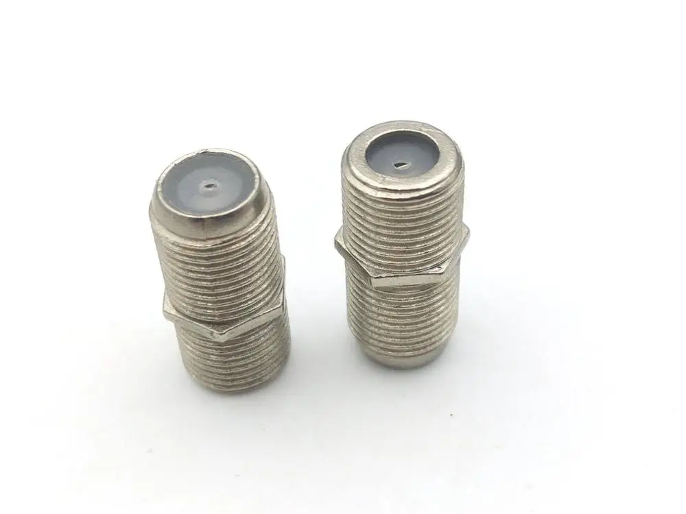 10pcs new F Type Coupler Adapter Connector Female F/F Jack RG6 Coax Coaxial Cable