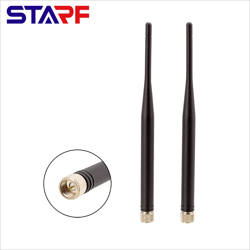 F-head antenna F/SMA male head 2.4G WIFI drone signal collector can not bend waterproof antenna