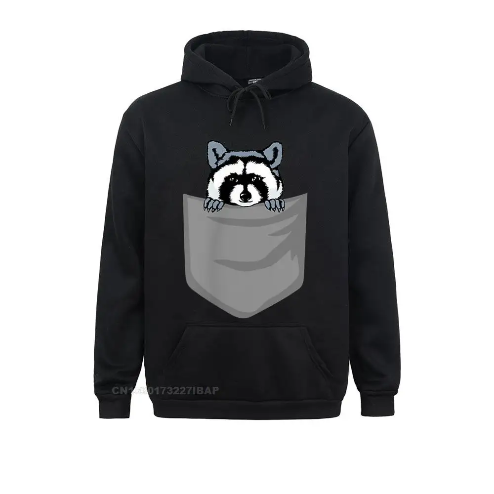 Sudadera con capucha de mapache con bolsillo para hombre, ropa con estampado 3D, ajustada, para el día de Año Nuevo