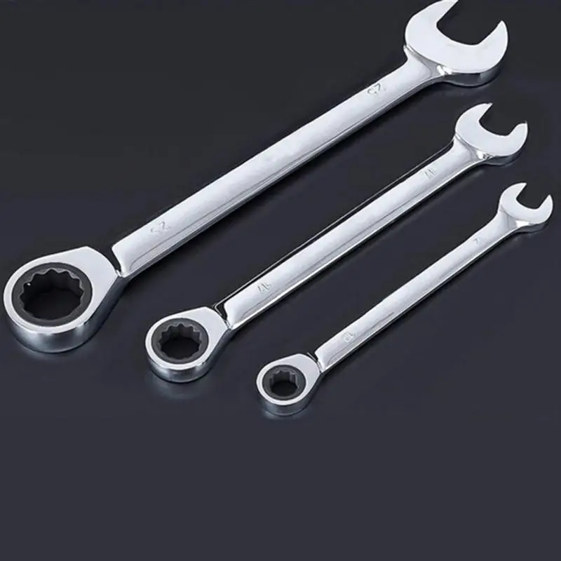 WINOMO 6mm 7mm 8mm 9mm 10mm 11mm Dual Heads Ratchet Combination Dicephalous Wrench Spanner Quick Release Hand Tools