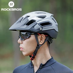 ROCKBROS Bike Helmet Men Women EPS Safety Cycling Helmet Ultra-light Integrally-molded  MTB Mountain Road Bicycle Helmet