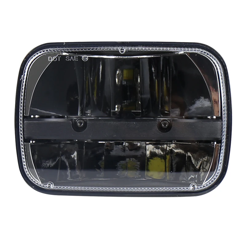 OVOVOS Rectangular 5x7 Inch LED Headlight For Jeep Wrangler YJ Cherokee XJ Kenworth T300 1997-2010 Replacement H6054 H5054