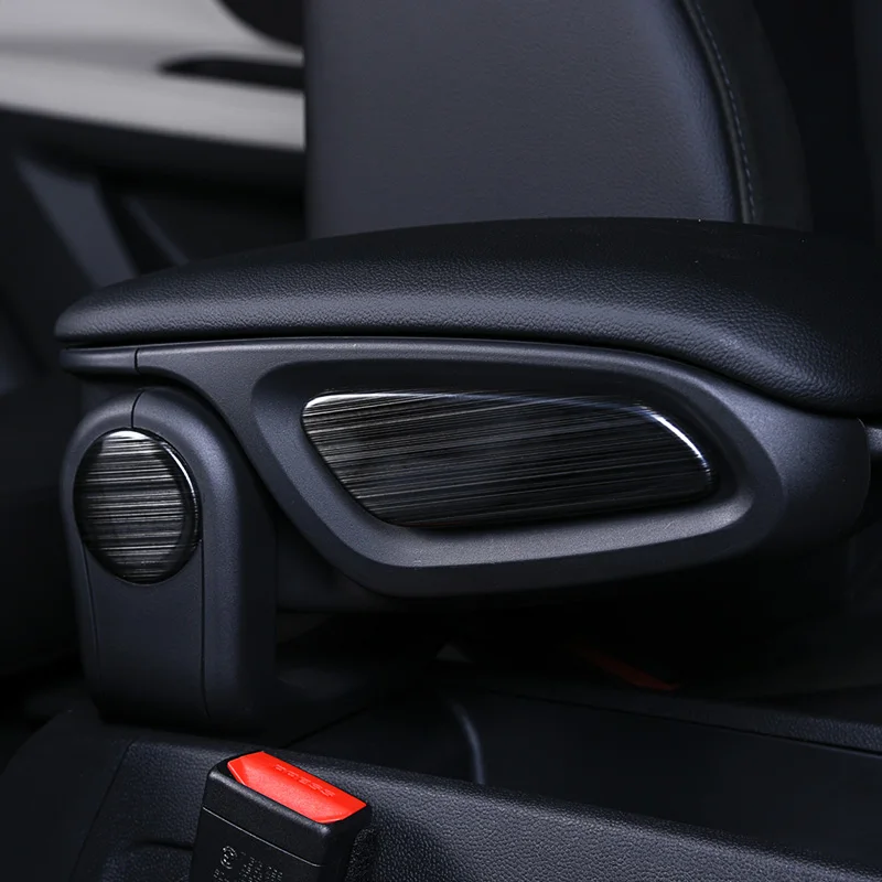 

Подлокотник центральной консоли автомобиля, боковая панель, декоративная отделка для MINI COOPER COUNTRYMAN F60, аксессуары для интерьера из нержавеющей стали