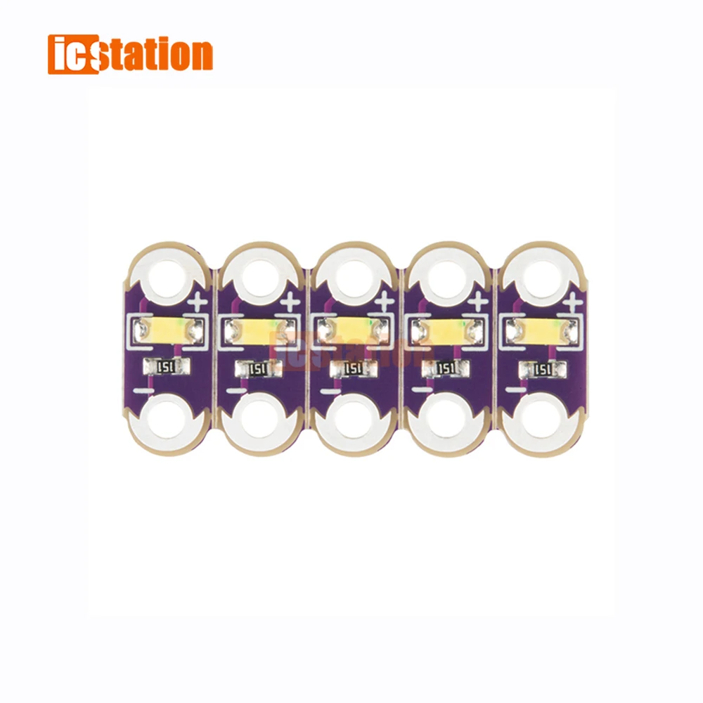 5 قطعة/الوحدة LilyPad Led الأصفر/الأخضر/الأبيض/الأزرق/الأحمر LED وحدة ضوء لاردوينو لتقوم بها بنفسك عدة 3 فولت-5 فولت SMD لتقوم بها بنفسك أطقم