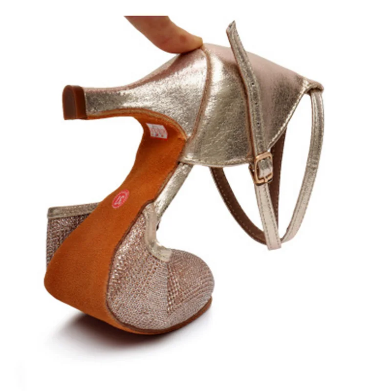 Zapatos de baile para mujer, nuevos zapatos de baile modernos con punta cerrada, para Vals, Salsa, salón de baile, Tango, Latino