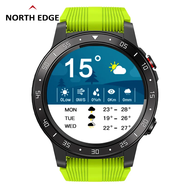 NORTH EDGE GPS Men\'s and Women\'s Watch Outdoor Sports Watch Bluetooth Call Multi-sports Mode