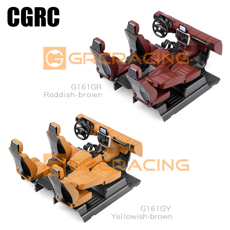 

Simulation decoration central control seat modification parts Interior kit For 1/10 RC Crawler Car Traxxas TRX4 G500 TRX6 G63