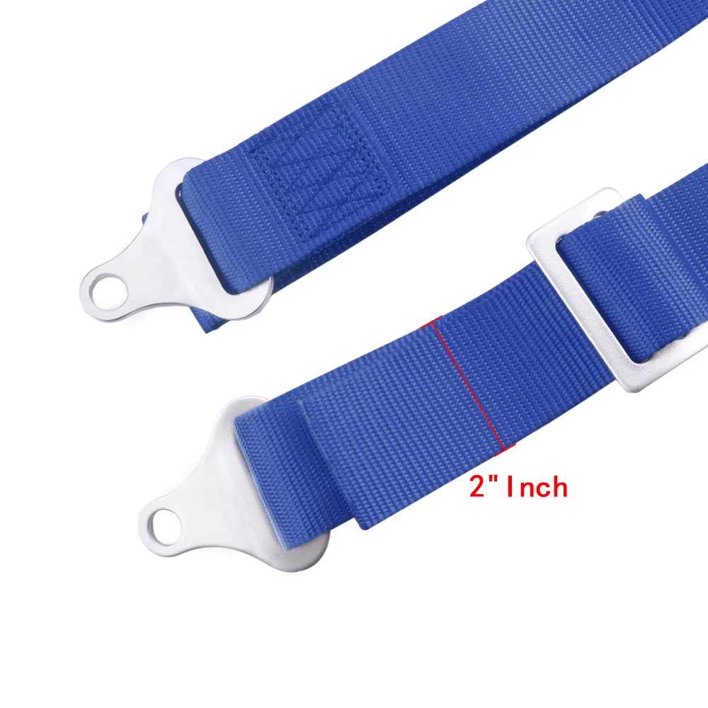 RASTP- 2 Inch 4 Point Universal Latch Link Car Auto Racing Sport Seat Belt Safety Racing Harness RS-BAG036-TP