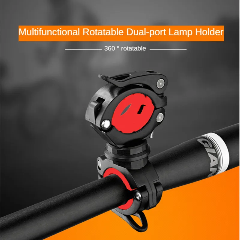 Cycling Bicycle Light Holder Clip Flashlight Road Mountain Bike MTB Front Headlight Holder Bicycle Lamp Fixing Bracket Mount