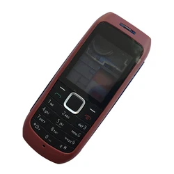 For Nokia 1616 Plastic New Full Housing Battery Cover+Middle Frame+English Keypad+Logo