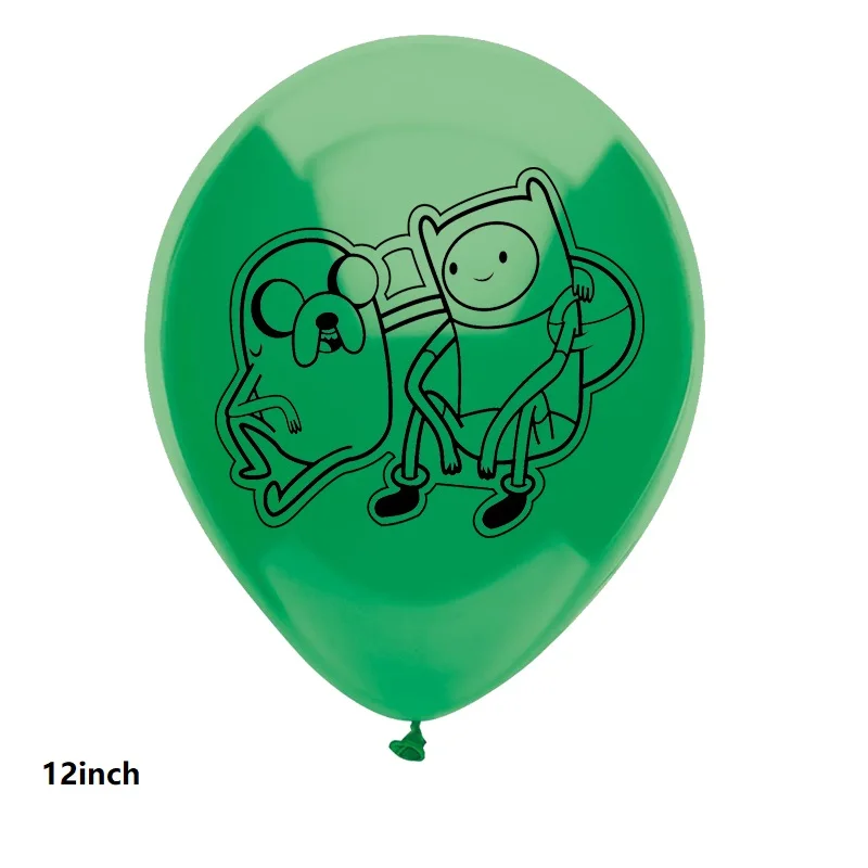 10 قطعة/الوحدة مغامرة الوقت مع الفنلندي وجيك 12 بوصة بالونات اللاتكس أنيمي الاطفال الحسنات تأثيري الكرتون بالون ديكور حفلة عيد ميلاد