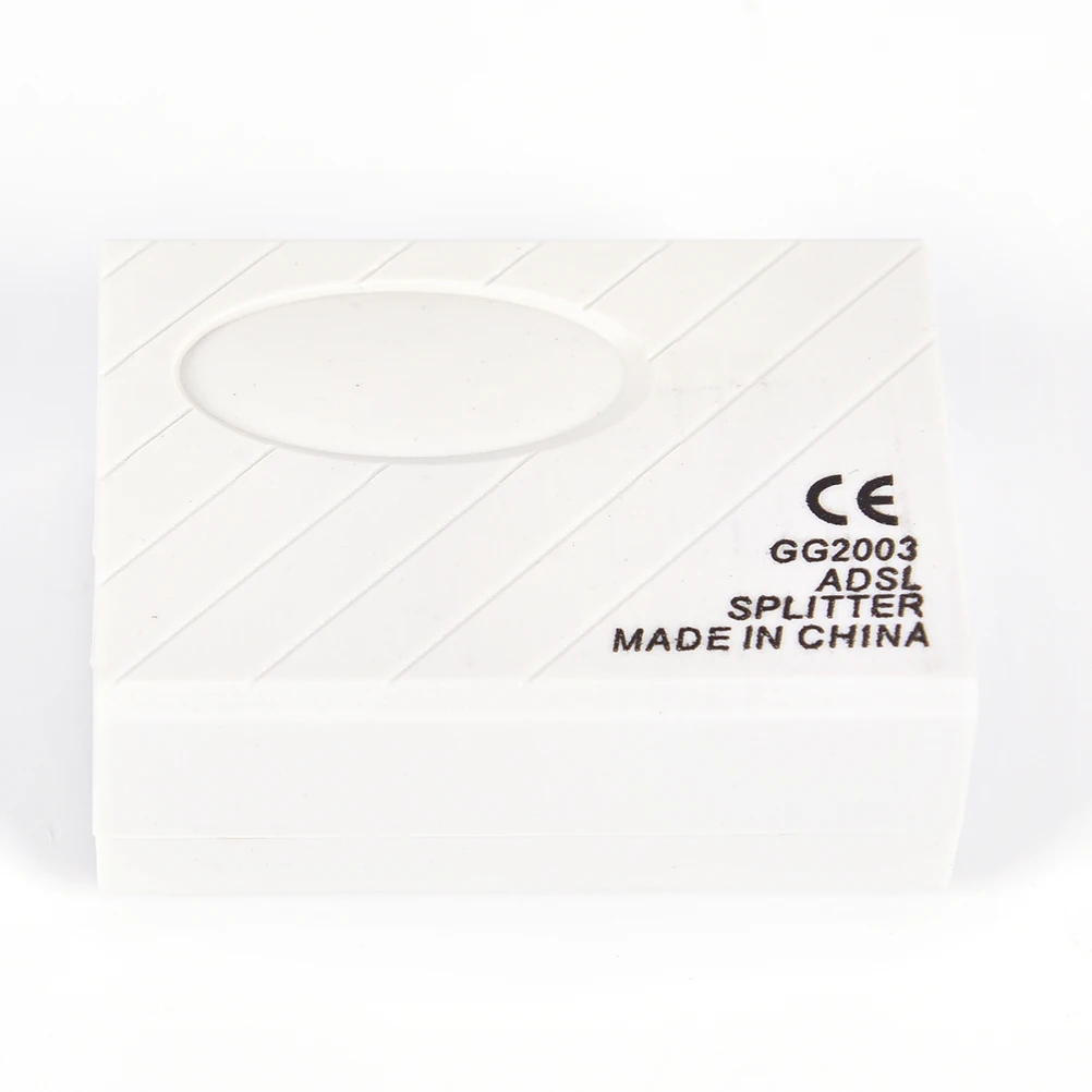 1Pc Telefoon RJ11 Line Adsl Modem Broadband Phone Voice Splitter Line Filter Splitter Junction Box