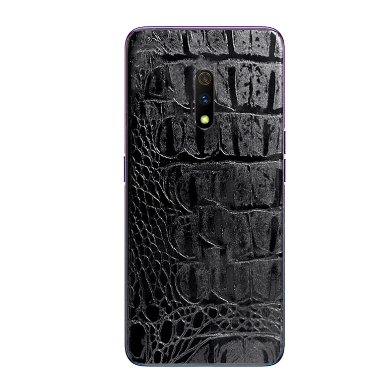 3D Carbon Fiber /Leather/Drawing Phone Back Paste Sticker For OPPO Realme X Lite 5 Pro X2 6i 6 Pro X50 Pro 5G 1 2 3 C1 C2 C3 X3