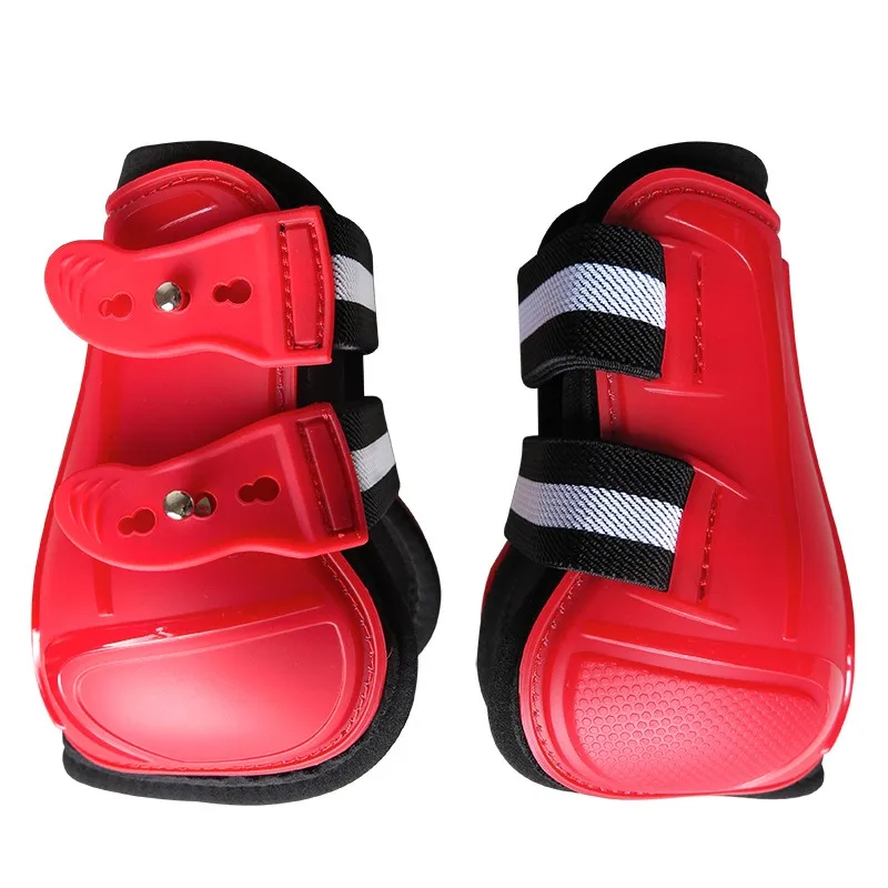 New Horse Tendon Boots PU Shell Neoprene Lining To Protect the Legs of Your Horse From Injury