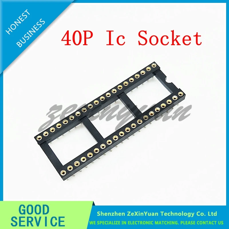 10PCS Round Hole IC Socket ช่องเสียบ DIP 6 8 14 16 18 20 24 28 Pin ซ็อกเก็ต DIP6 DIP8 DIP14 DIP16 DIP18 DIP20 DIP24 DIP28 DIP-8