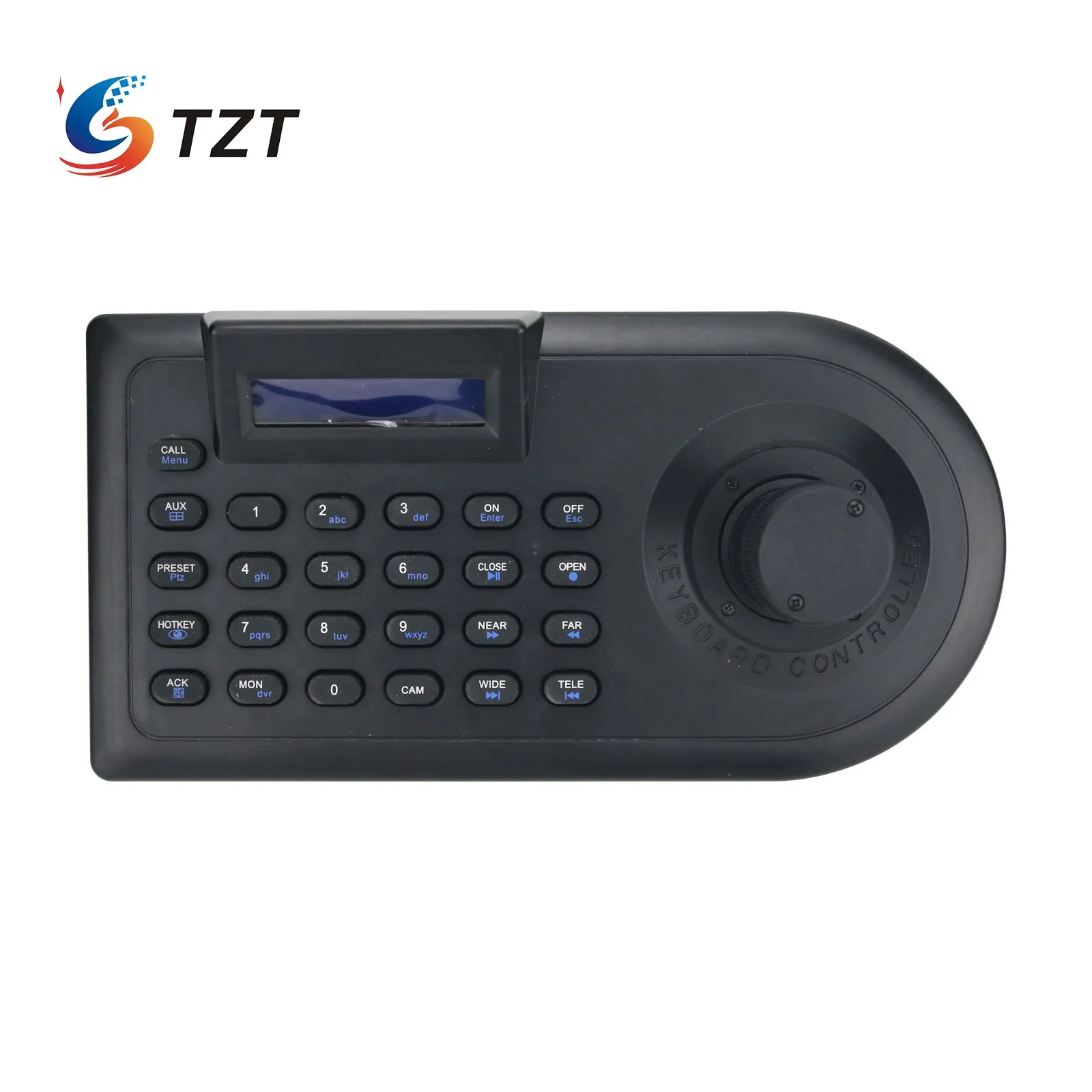 TZT 3D 3 Axis PTZ Joystick PTZ Controller Keyboard RS485 PELCO-D/P W/LCD Display For Analog Security CCTV Speed Dome PTZ Camera