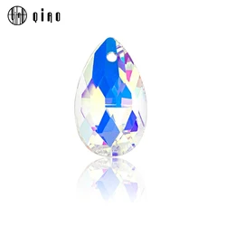 Best quality 22mm 12pcs/pack crystal beads Pear-Shaped pendant crystal AB glass beads for Jewelry making Necklaces Earrings diy