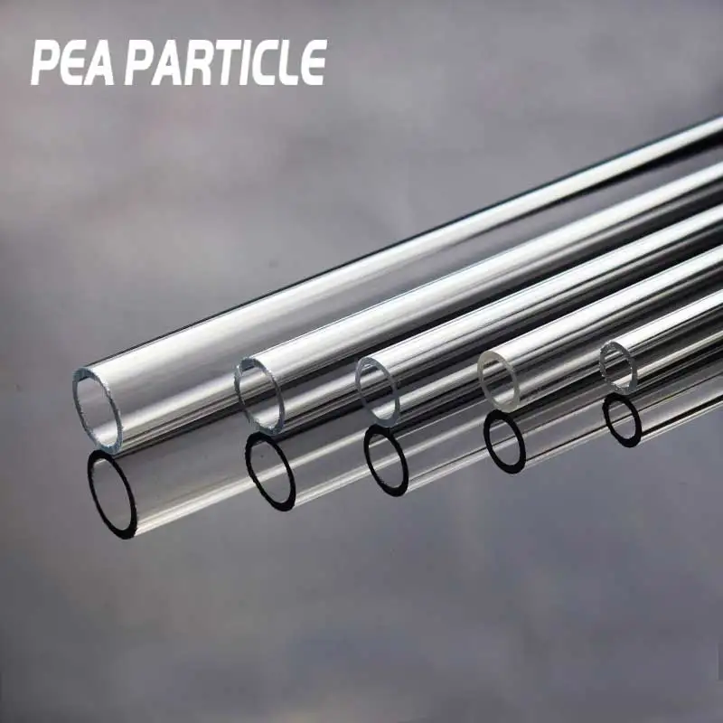 Pea Particle pc water cooling Transparent Hard Tubes 50cm OD 10mm 12mm 14mm 16mm 18mm 20mm acrylic water pipe