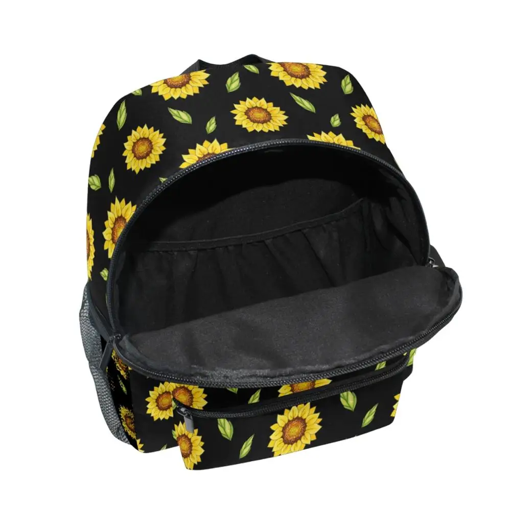 Kids Backpack Girls Kindergarten Bag Girl Children's Schoolbag Little Boy Cartoon Backpack Sunflower Print Children Bag Book Bag