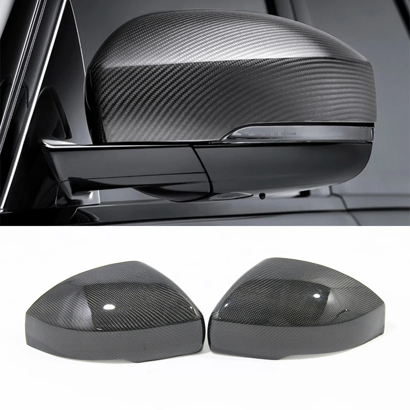 

For Land Rover Range Rover Evoque Carbon Fiber Side View Mirror Cover Carbon Caps Add on style For Lan