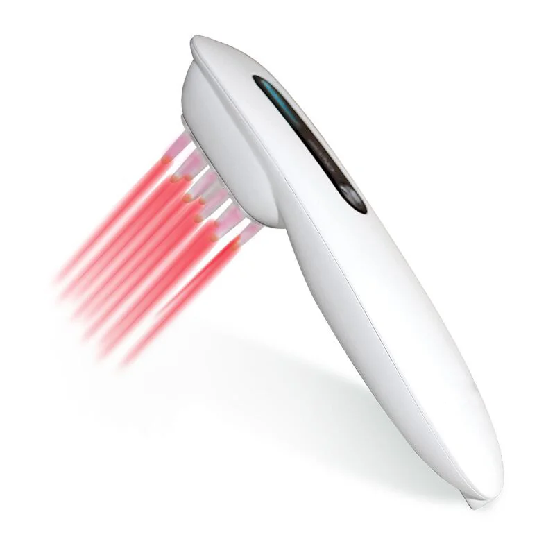 

LASPOT 650nm Diodes Cold Laser Comb Acupuncture Head Massager Scalp for Hair Regrowth Red Led Light Anti Hair Loss Treatment