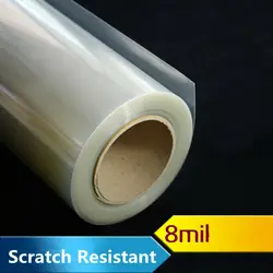 HOHOFILM 2mil/4mil/8mil/12mil Roll Safety Clear Window Film Glass Protection PET Anti Shatter Resist Prevent Glass explosion