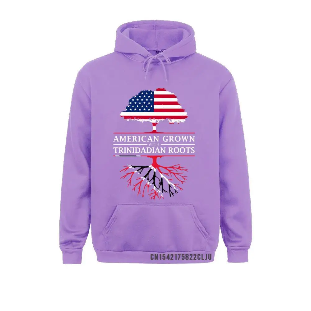 Printed American Grown With Trinidadian Roots Trinidad Premium Warm Men Sweatshirts Funny Father Day Long Sleeve Hoodies Hoods